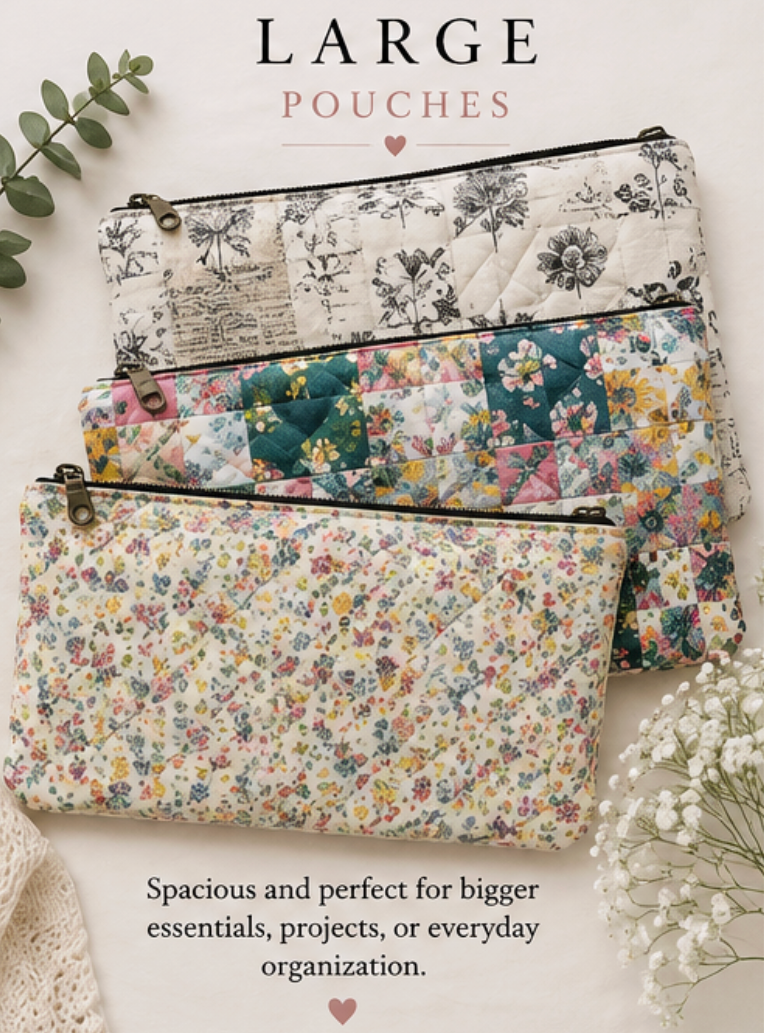Large Zipper Pouches