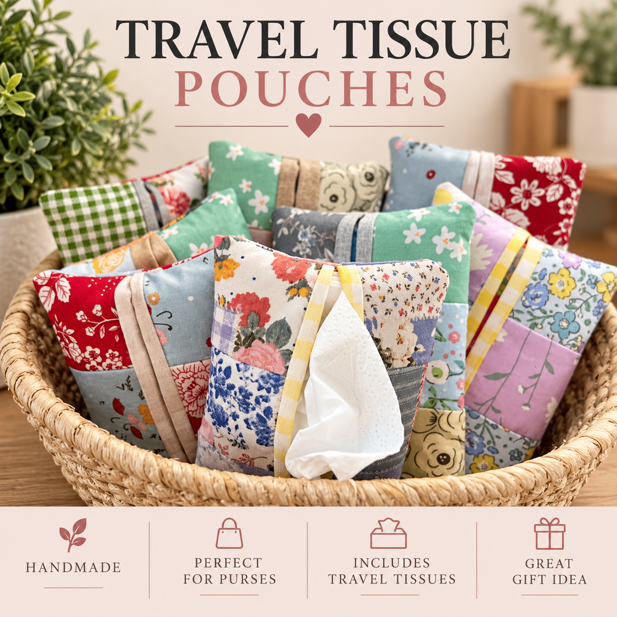 Travel Tissue Pouches