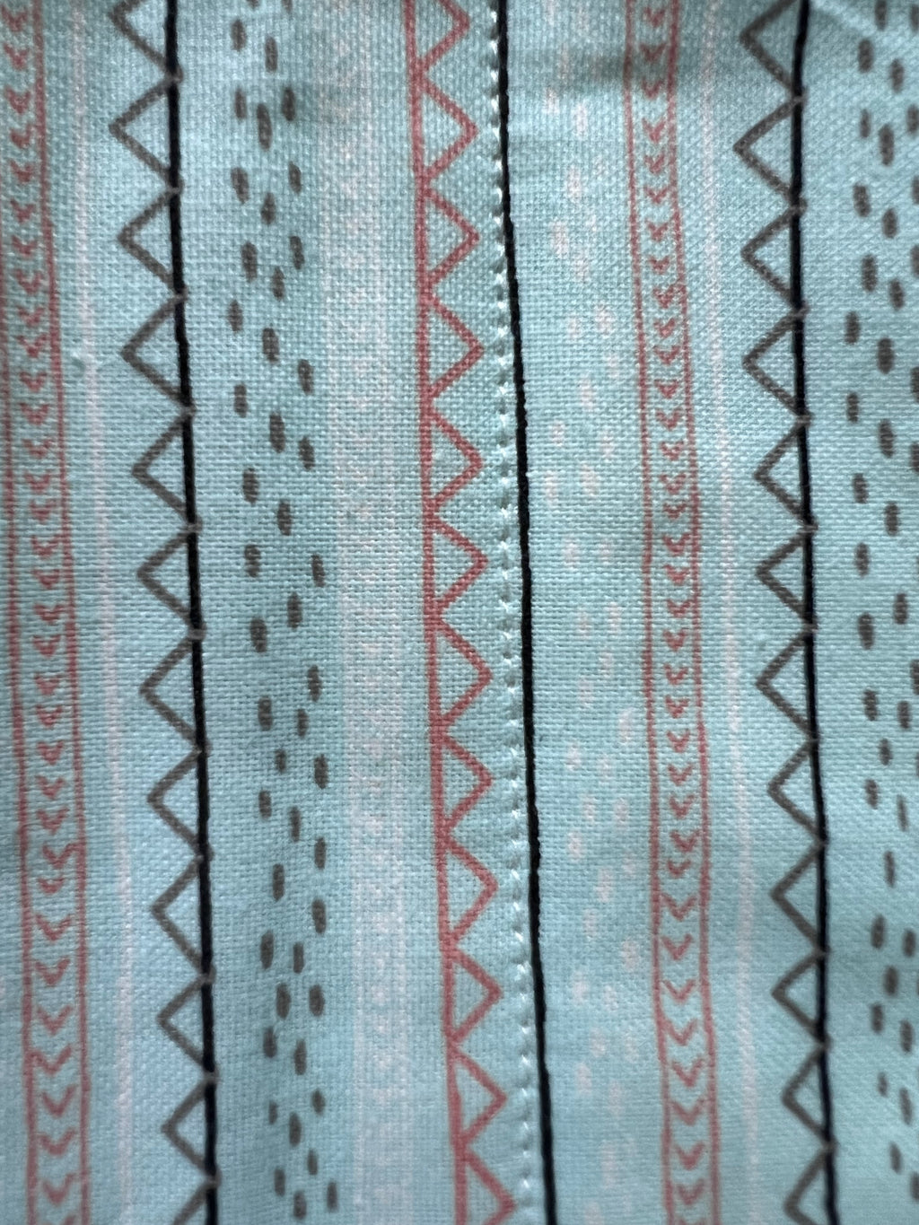 Boho Breeze Handmade Quilted Book Sleeve with Ribbon Tie