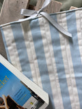 Seaside Stripes Handmade Quilted Book Sleeve