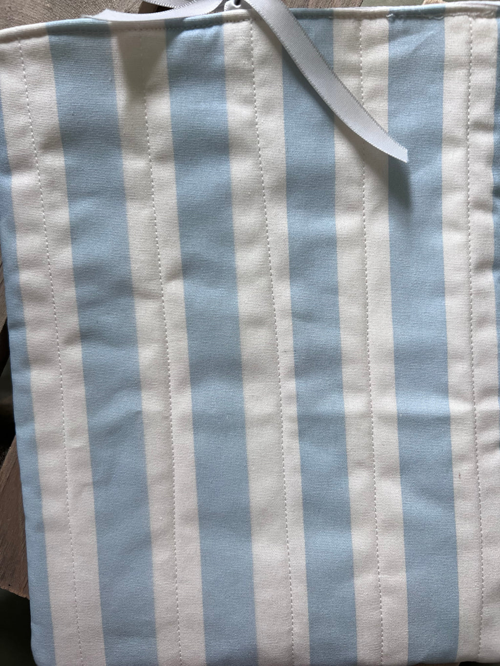 Seaside Stripes Handmade Quilted Book Sleeve