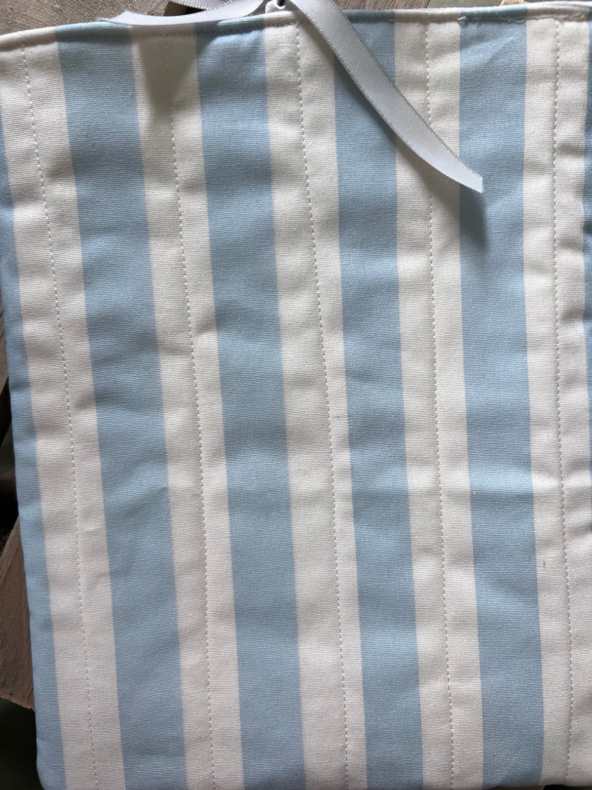 Seaside Stripes Handmade Quilted Book Sleeve
