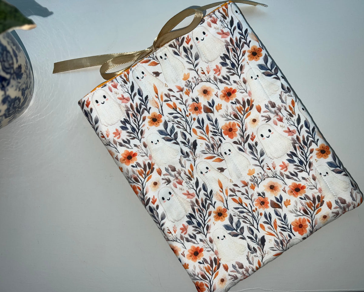 Ghosts in the Garden Quilted Book Sleeve