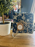 Blue and Green Floral Fabric Coaster Set