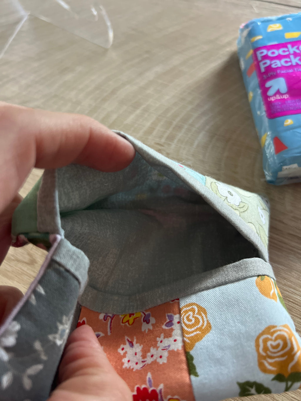 Meadow Patchwork Tissue Pouch