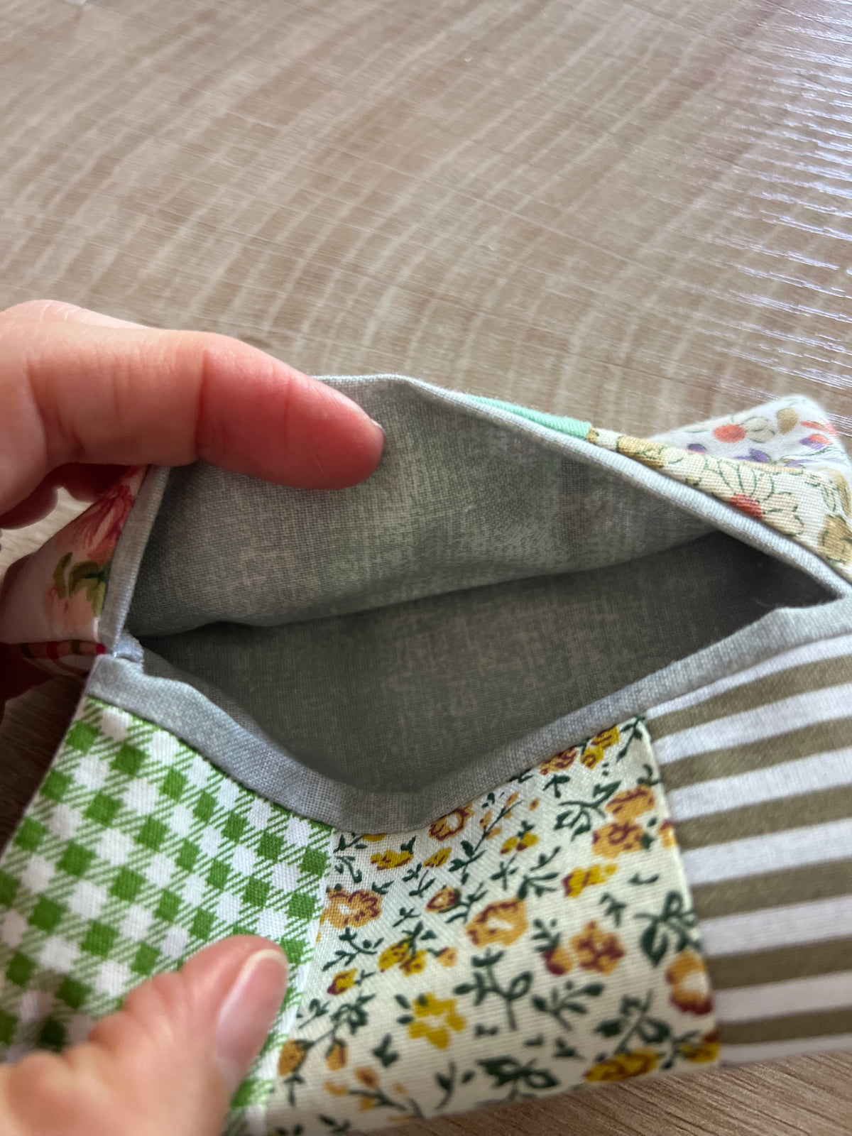 Garden Cottage Patchwork Tissue Pouch