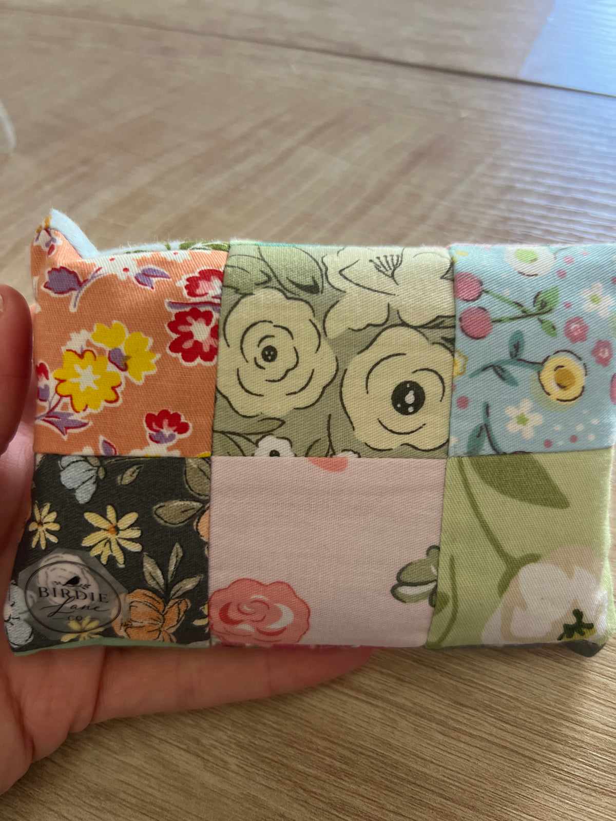 Rosie Meadow Patchwork Tissue Pouch