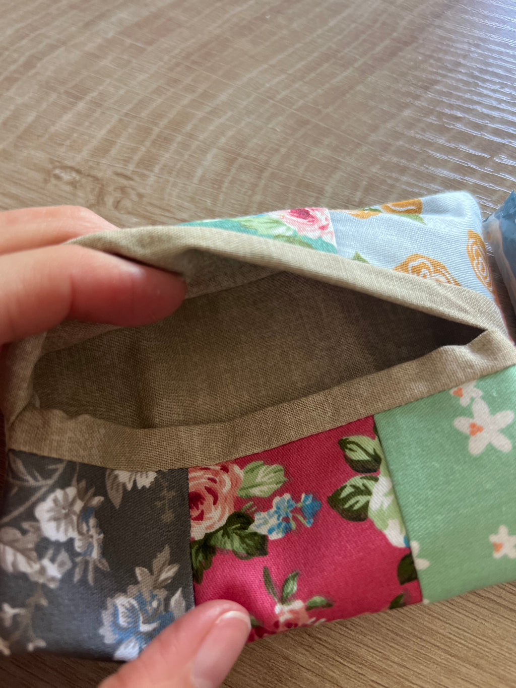 Rosie Meadow Patchwork Tissue Pouch
