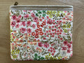 Cottage Blossom Too Large Quilted Zipper Pouch