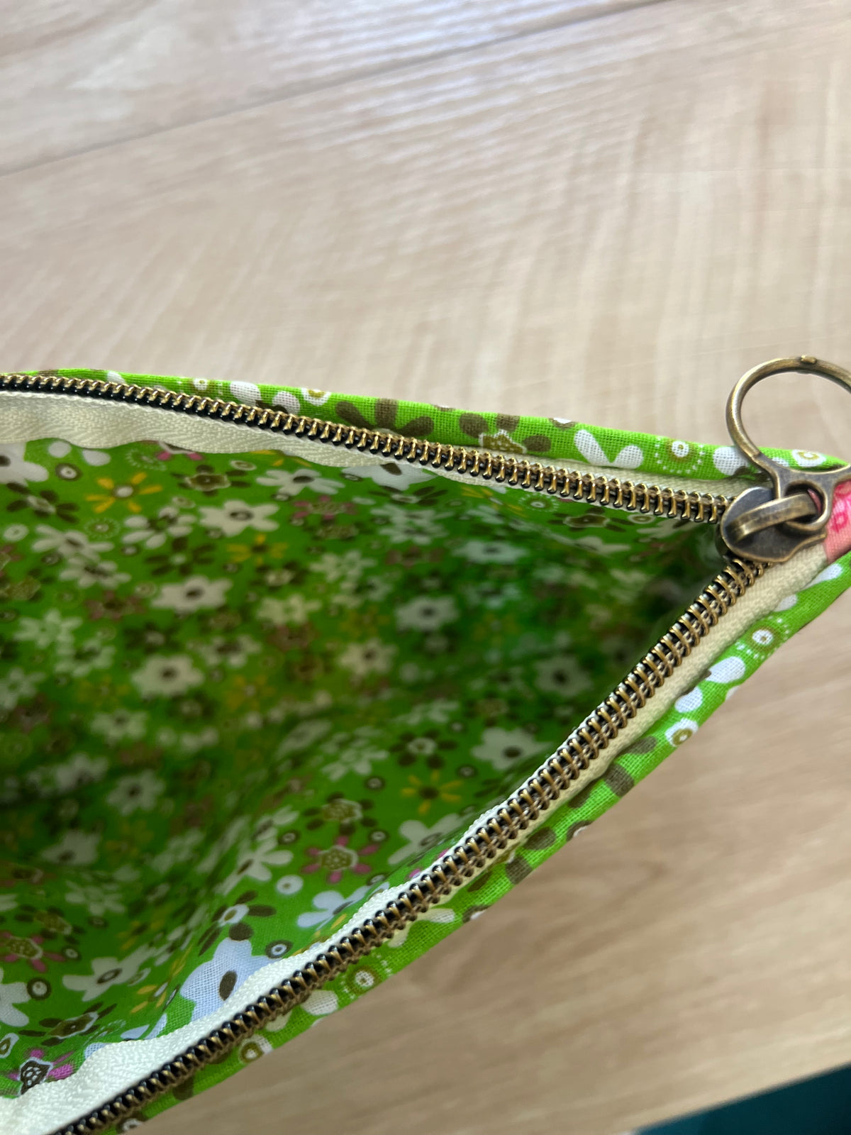 Patchwork Garden Medium Zipper Pouch