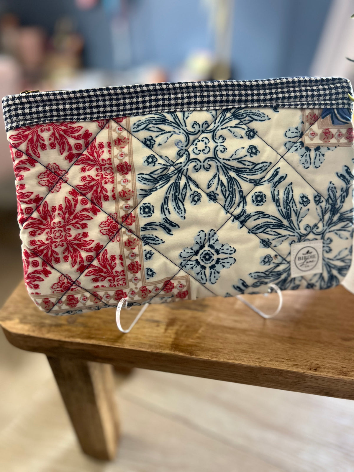 French Country Charm Medium Zipper Pouch