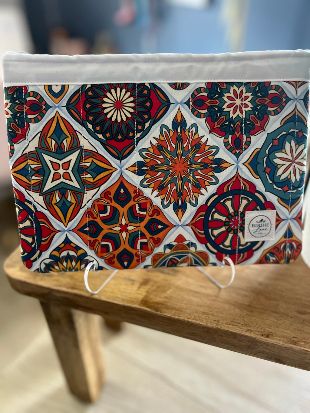 Mediterranean Mosaic Medium Zipper Pouch