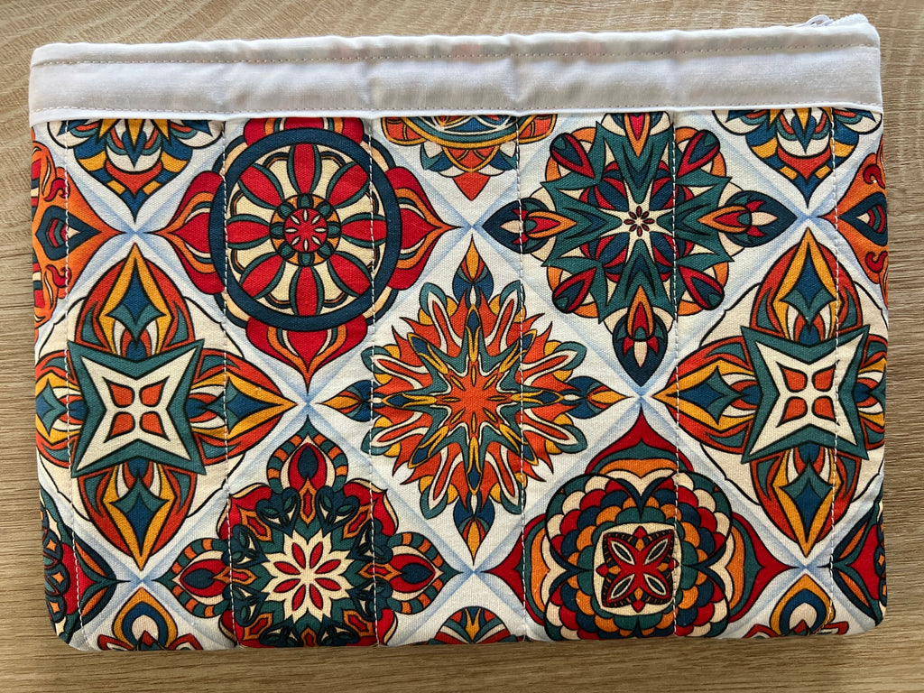 Mediterranean Mosaic Medium Zipper Pouch