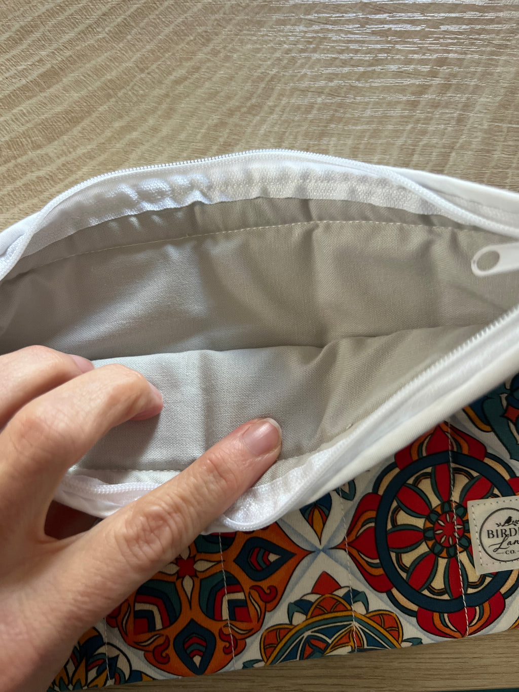 Mediterranean Mosaic Medium Zipper Pouch