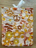 Groovy Daisy | Retro Floral  Quilted Book Sleeve