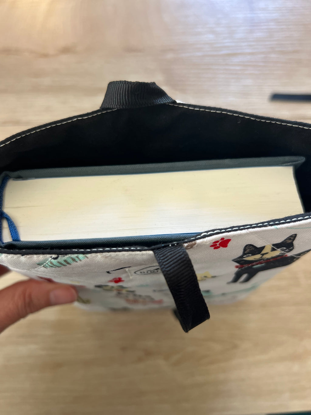 Purrfectly Bookish Quilted Book Sleeve
