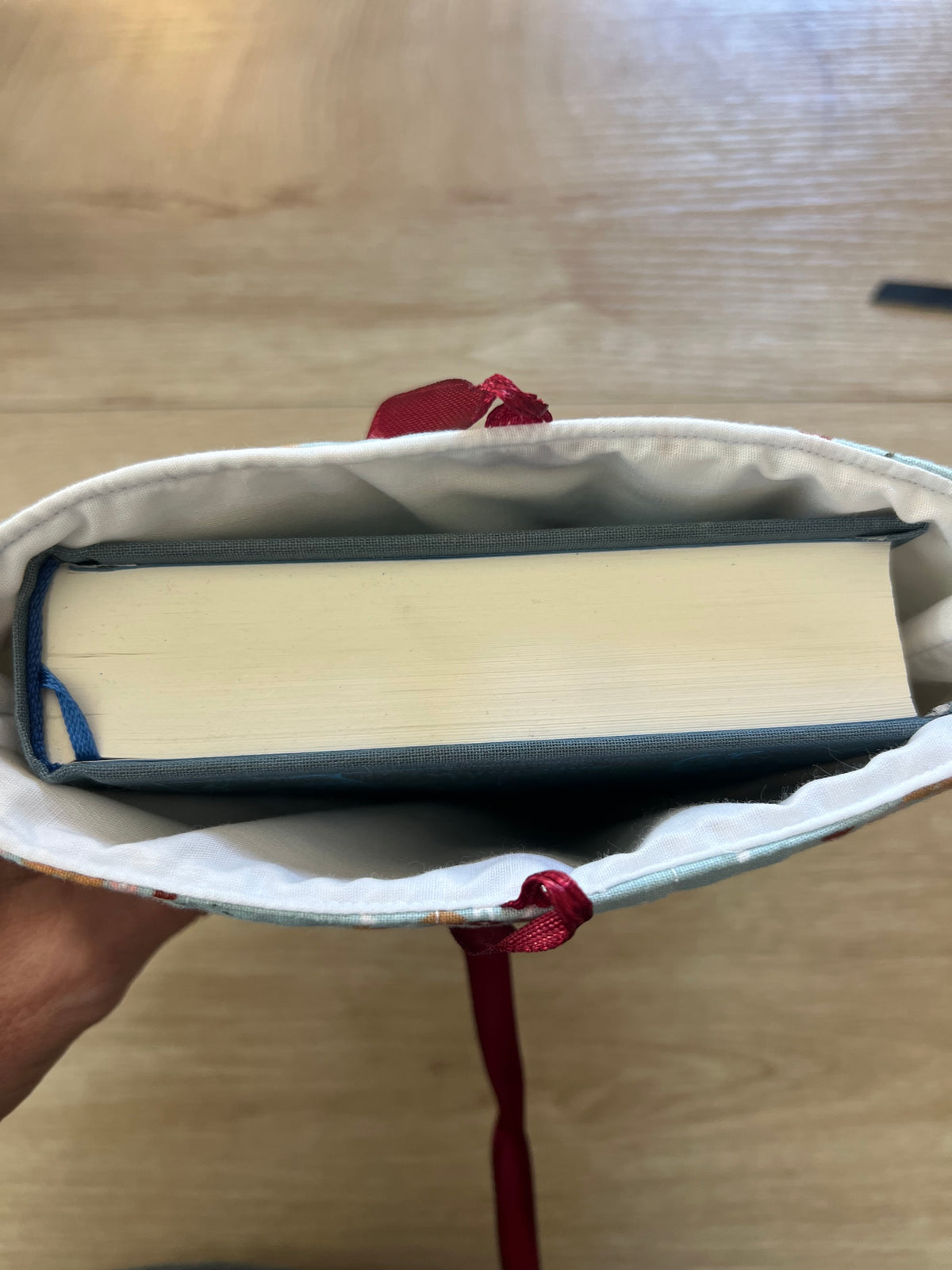 Sage Wildflower Quilted Book Sleeve