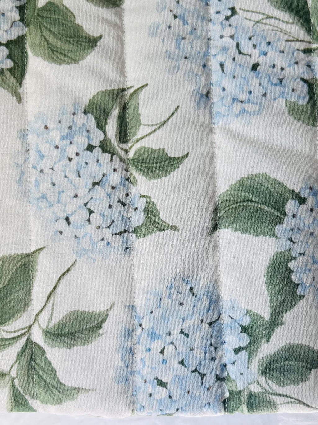 Hydrangea Haven Quilted Large Zipper Pouch