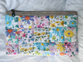 Buttercup Patchwork Floral Medium Quilted Zipper Pouch