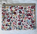 Secret Garden Quilted Large Zipper Pouch